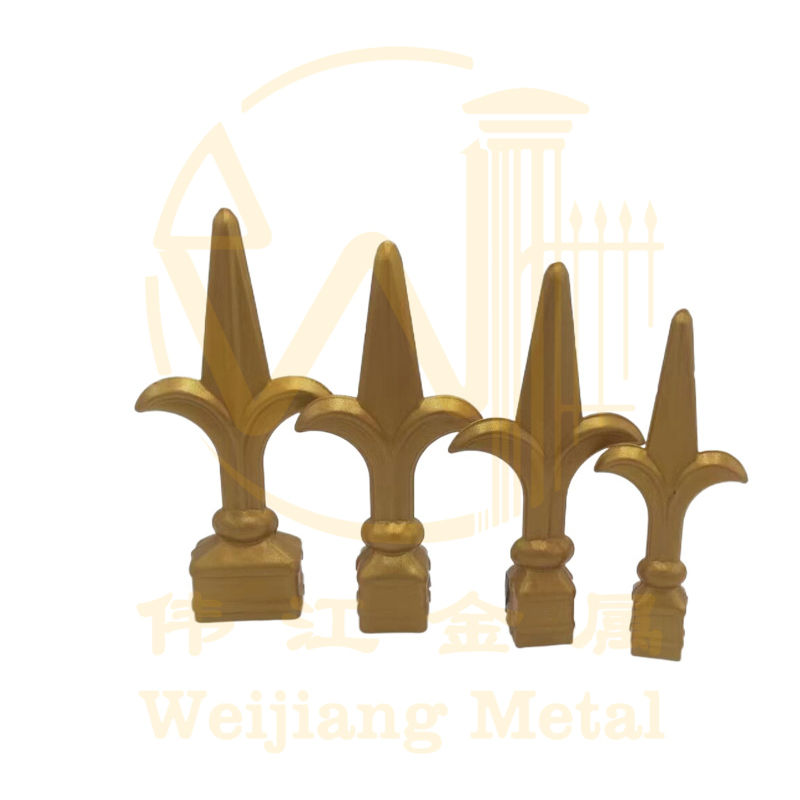 Custom Decorative Aluminum Fence Spear Metal Fence Decorative Fence Accessories