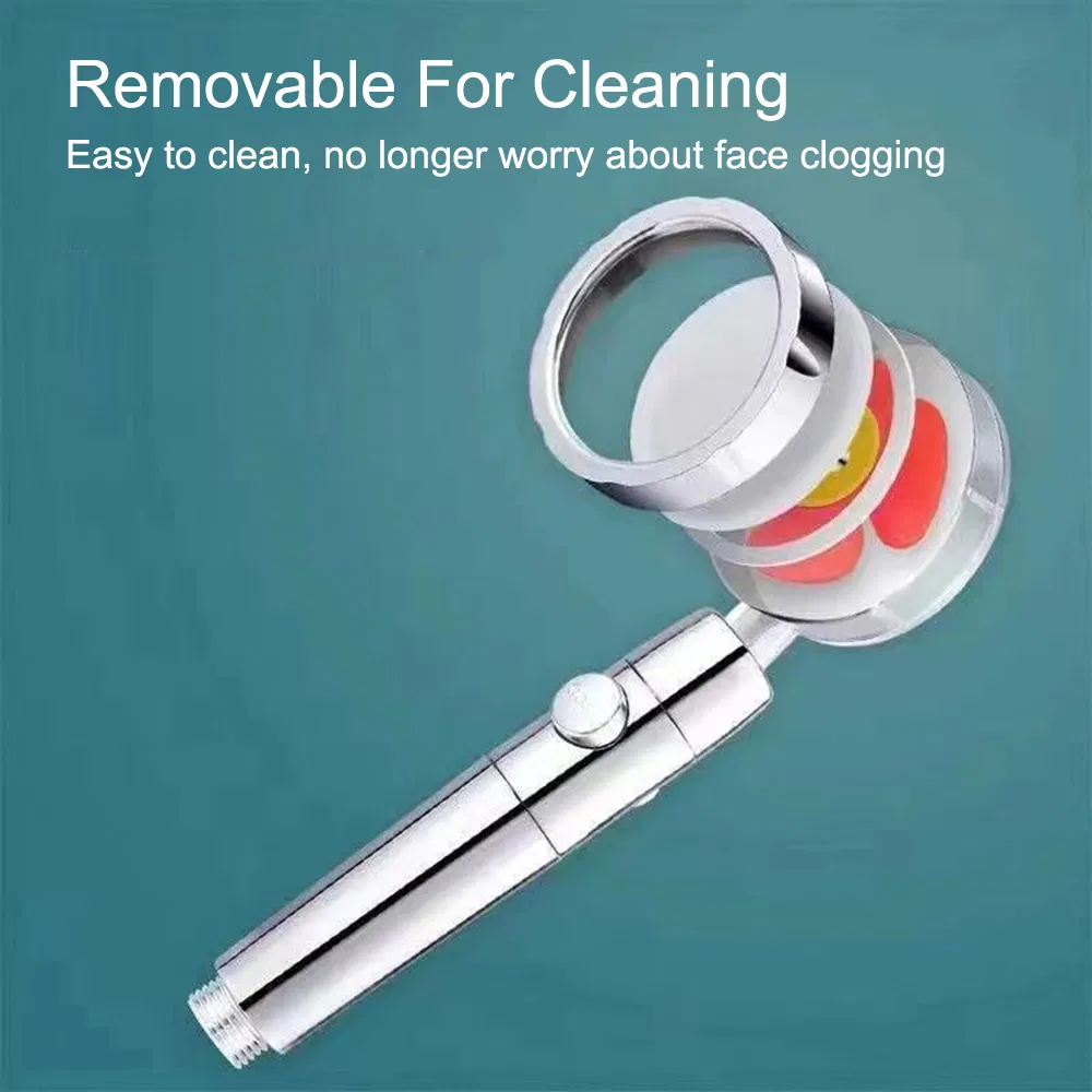 Турбо-душевая лейка с фильтром и режимом SPA