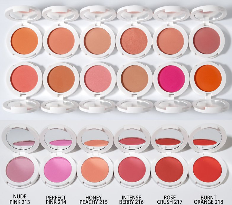 Wholesale Custom Vegan Blush Single Face Cheek Tint Orange Blush Private Label