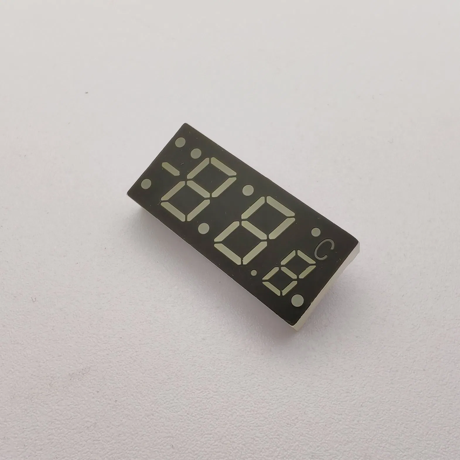 7 Segment Custom Blue LED Display for Temperature Indicator
