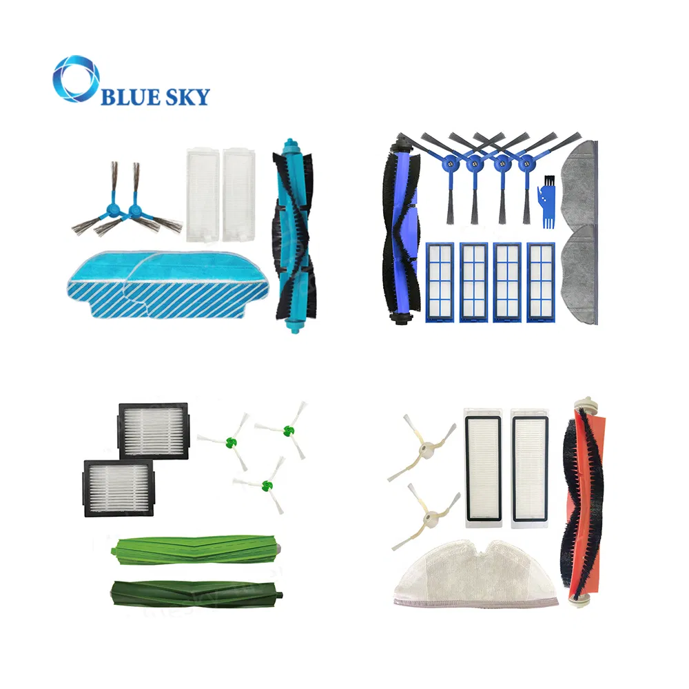 Main Brush Side Brush HEPA Filter Mop Pad Replacement Spare Parts for Conga 3290 3490 Robot Vacuum Cleaners