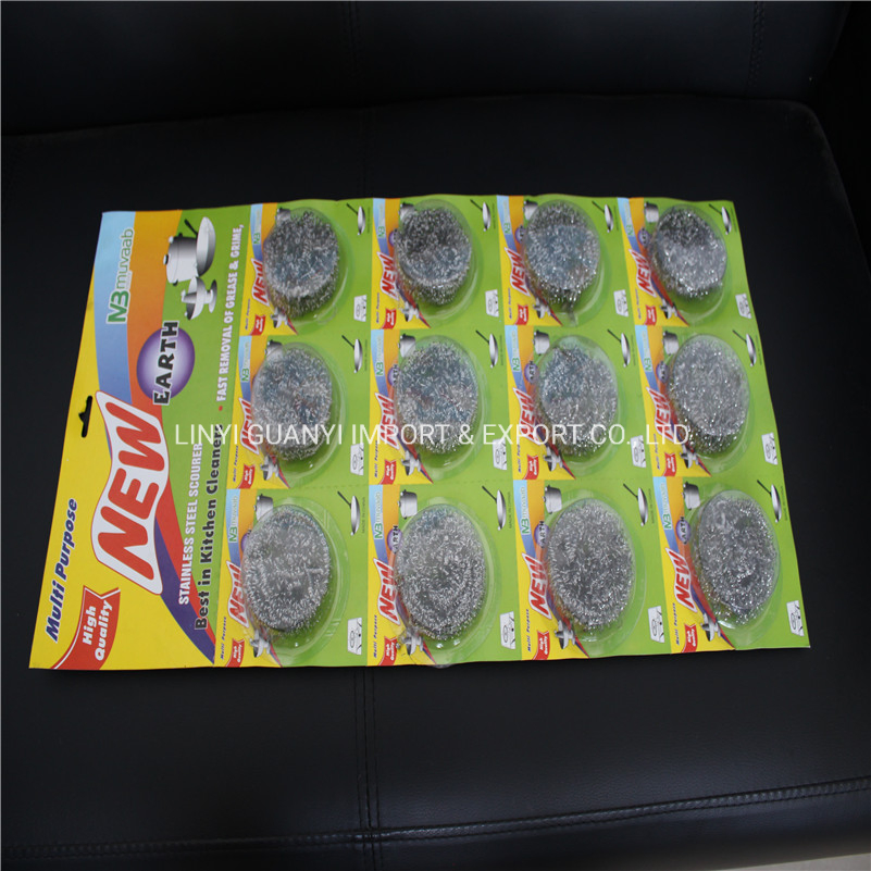 Metal Galvanised Mesh Galvanized Iron Sponge Kitchen Scrubber