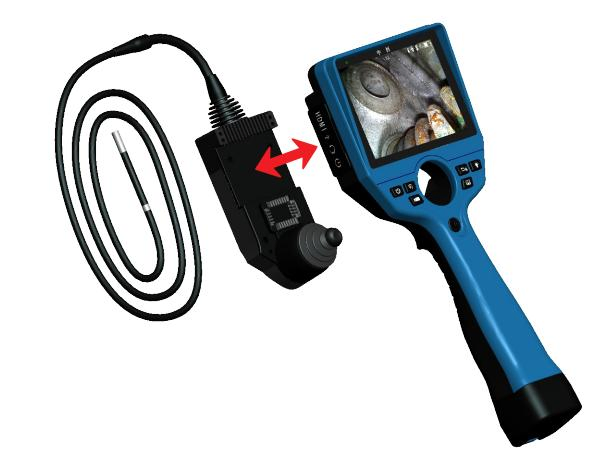 Industrial Borescope with 4.0mm Camera Lens, 1 Meter Working Cable Lens