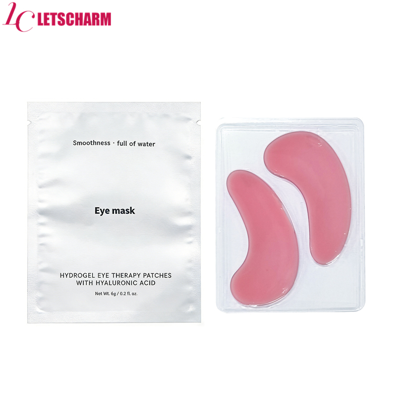 Ls162 Wholesale Pink Eye Patches for Hydration and Brightening