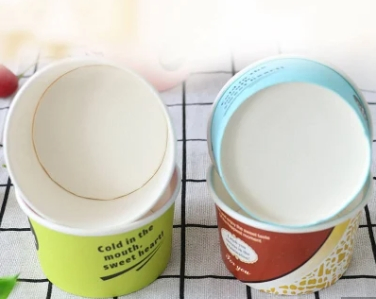 Disposable Popcorn Paper Bucket Take Away Food Grade Ice Cream Cup Paper Bowl
