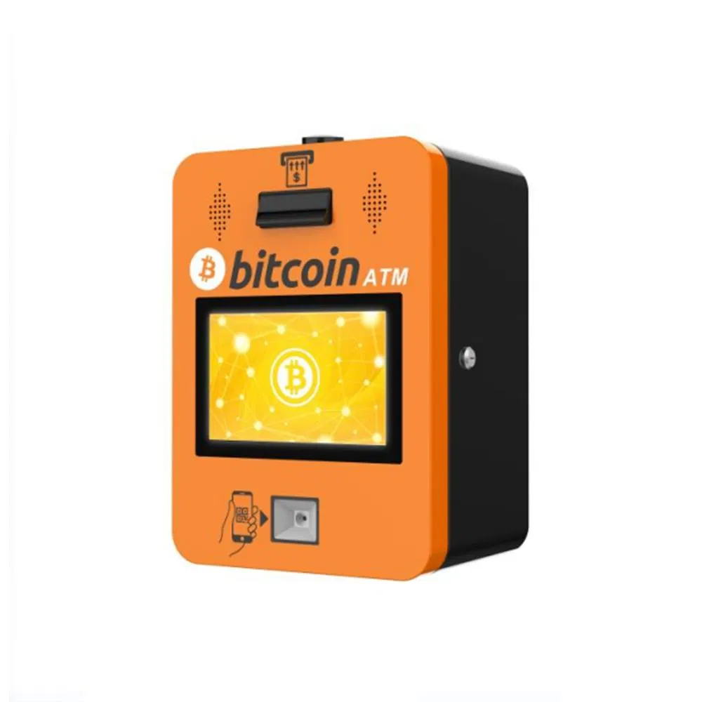 Mini Units Custom Desktop 10.1 Touch Screen Self Service Qr Cash Payment Kiosk Currency Exchange Machine Bitcoin ATM