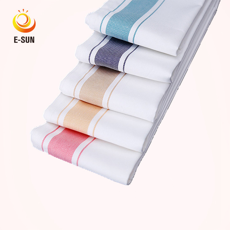 Esun Lint Free Super Absorbent Pure Cotton Thicken Glass Cup Cleaning Cloth Tea Towel