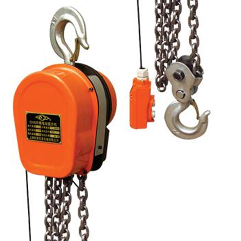 2ton 6m Red Elecctric Chain Hoist for Builders' Lift with CE
