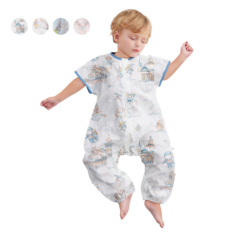 Bamboo Cotton Kids Sleep Sack Wholesale Custom Peppermint Fabric Baby Sleeping Bags