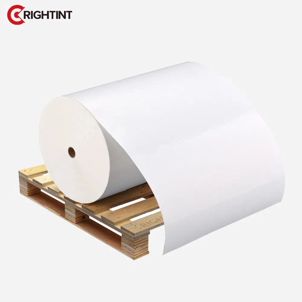 ISO90001 certified PET film label material for chemical identification adhesive paper