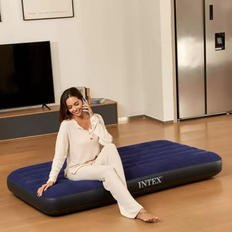 Factory Wholesale Folding Thickened Flocking Mattress Household Inflatable Mattresses