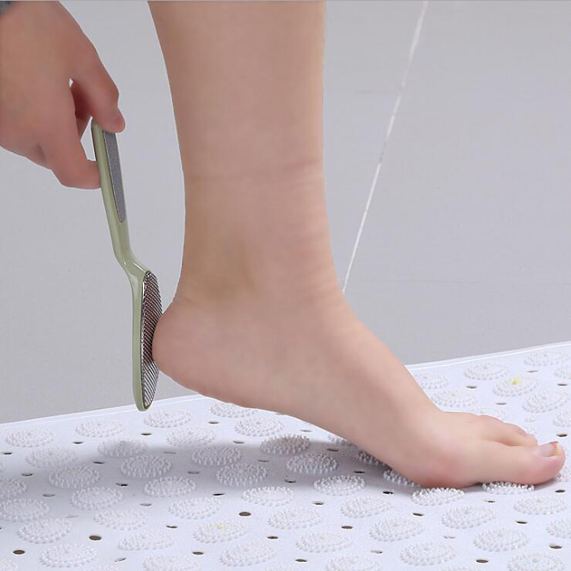 Plastic Handle Foot File Exfoliating Scrub Rub Board Dead Skin Removal Pedicure Feet Care Personal Grooming Kit Esg12244