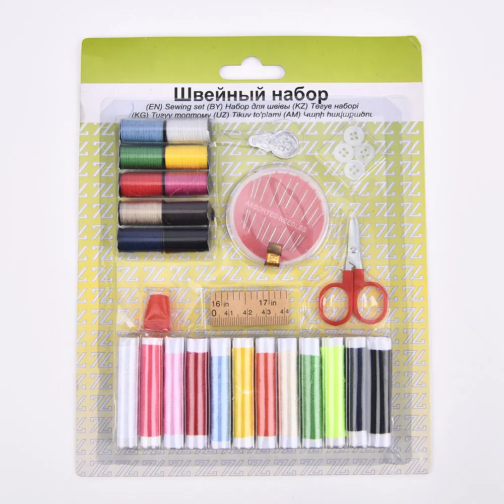 Factory Supply Home Travel PVC Packing Bag Sewing Kit Travel Needlework for Beginner