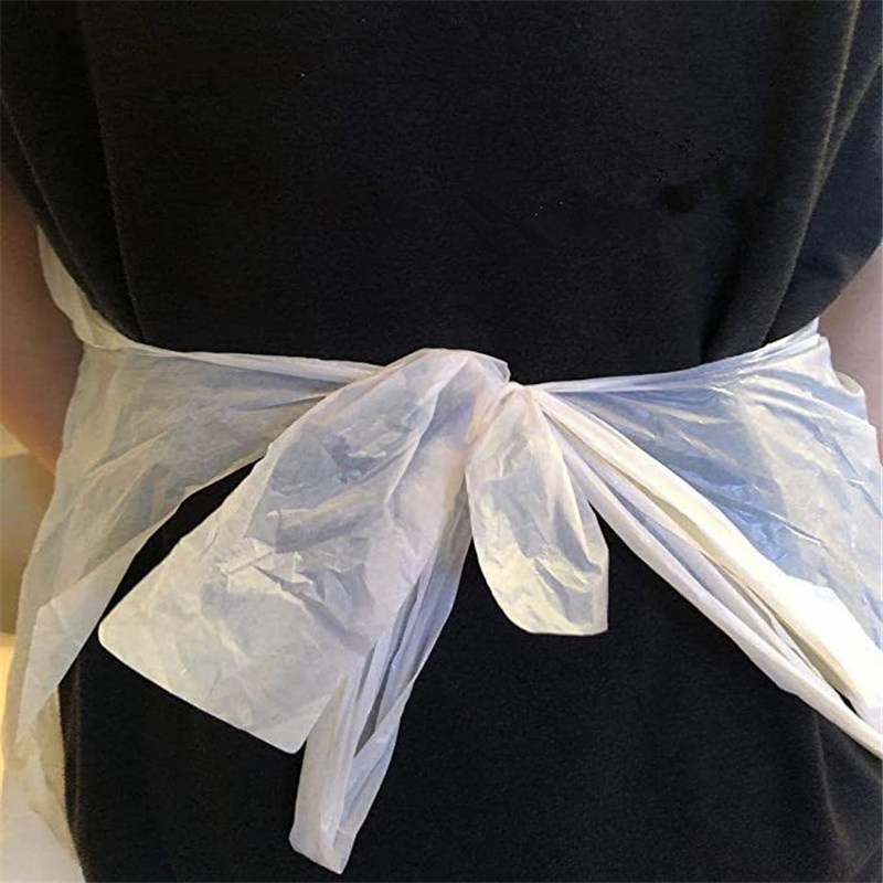 Versatile Disposable Polyethylene Kitchen Aprons for Cooking and Cleaning
