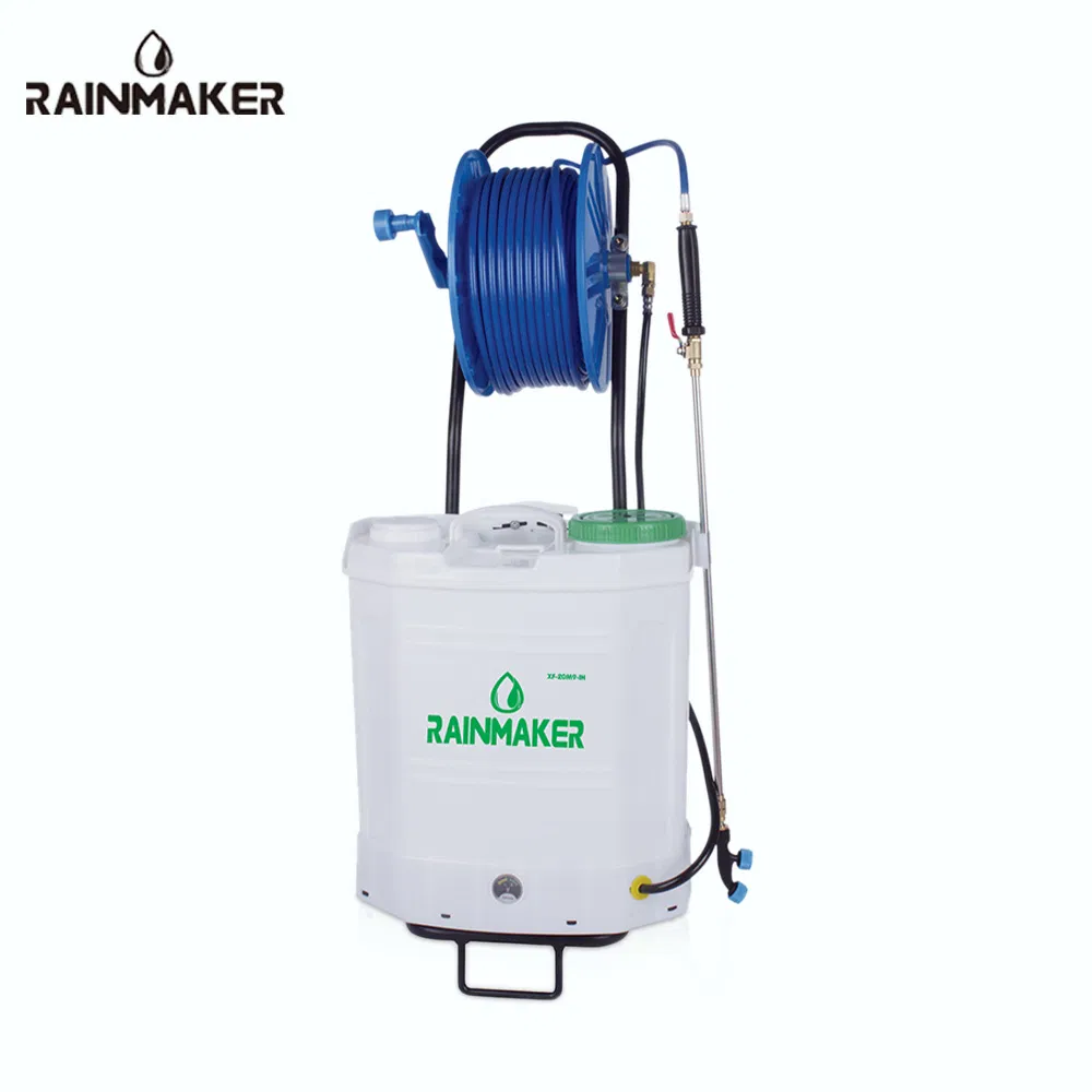 Rainmaker 20L Agricultural Backpack Rechargeable Plastic Water Trolley Sprayer with Wheel