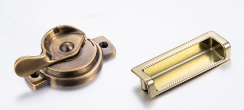 Zinc Aluminum Door Window Furniture Hardware Door Handle Lock Knob