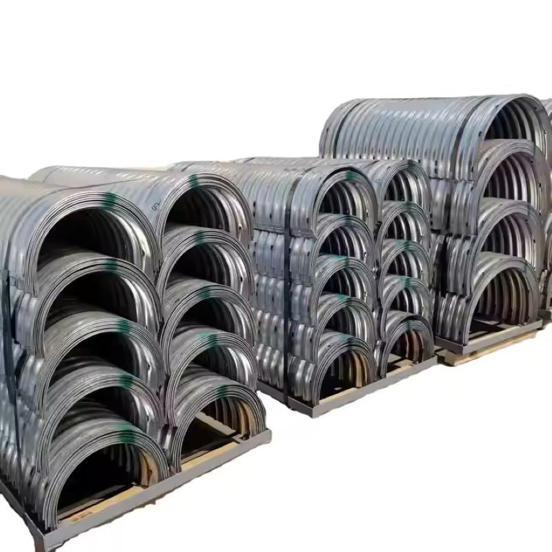 CE Certified High-Strength Galvanized Corrugated Pipe Culvert, Suitable for Highway Bridge Construction.