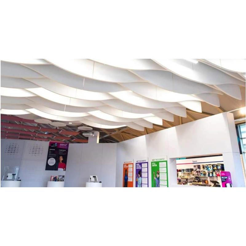 Acoustic Panel Diffusion Soundproofing Slat Wooden Fiber Glass Acoustic Panels Ceiling Tiles