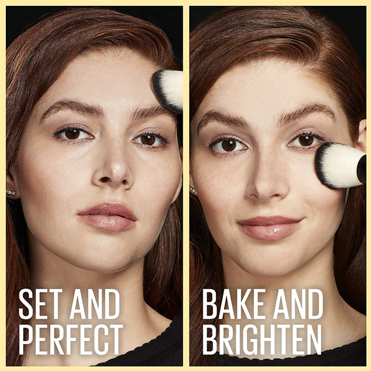 Private Custom Matte Finish Banana Powder Loose Setting Face Powder