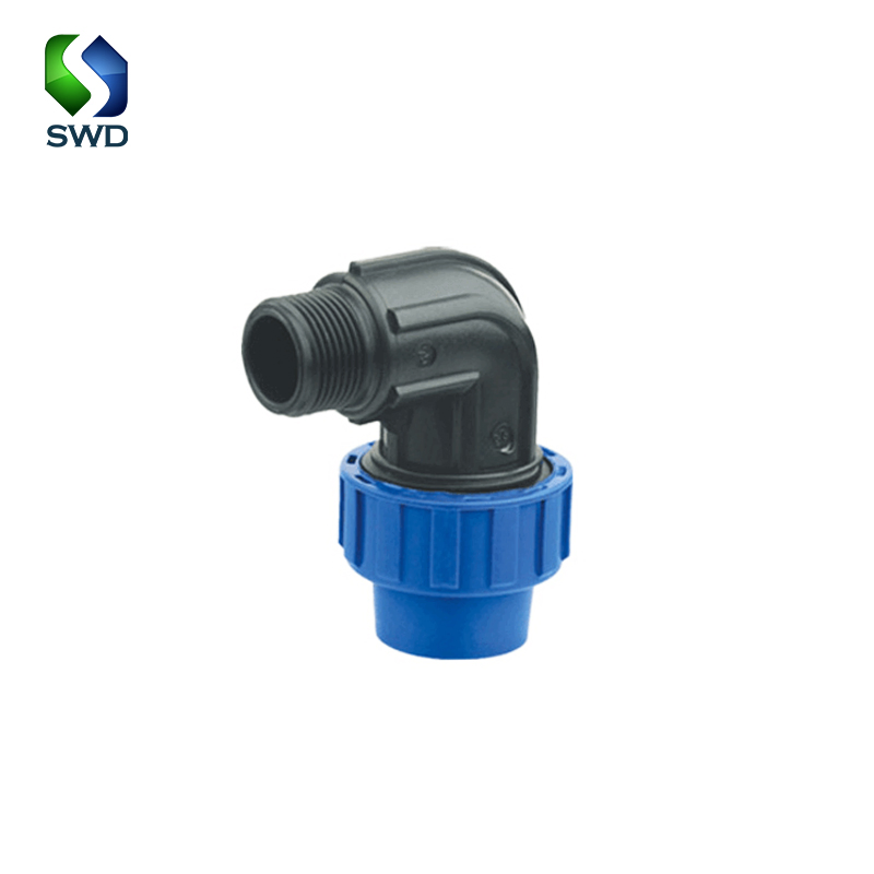 Swd High Pressure PP Compression Quick HDPE Pipe Fitting for Irrigation Plumbing