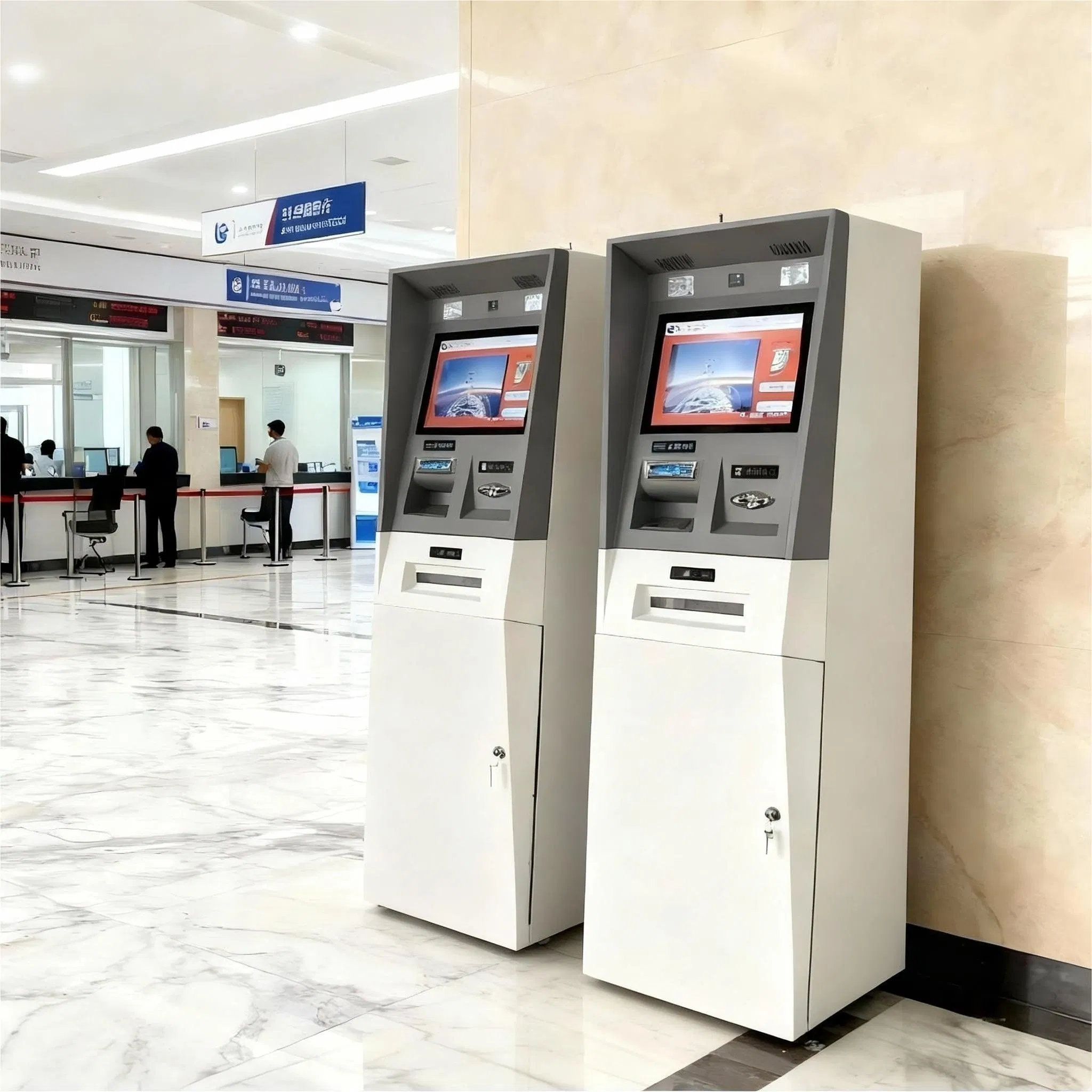 Customized 17inch Touch Screen Smart ATM Machine Cash Dispenser Cash Withdrawal Kiosk