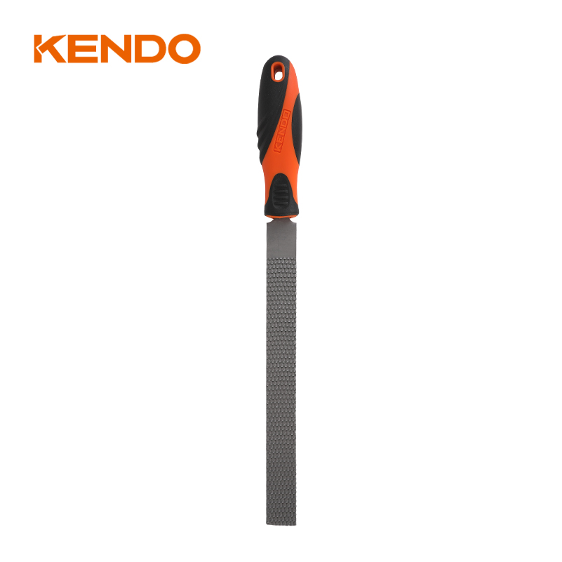 Напильник плоский Kendo, углеродистая сталь, 200 мм