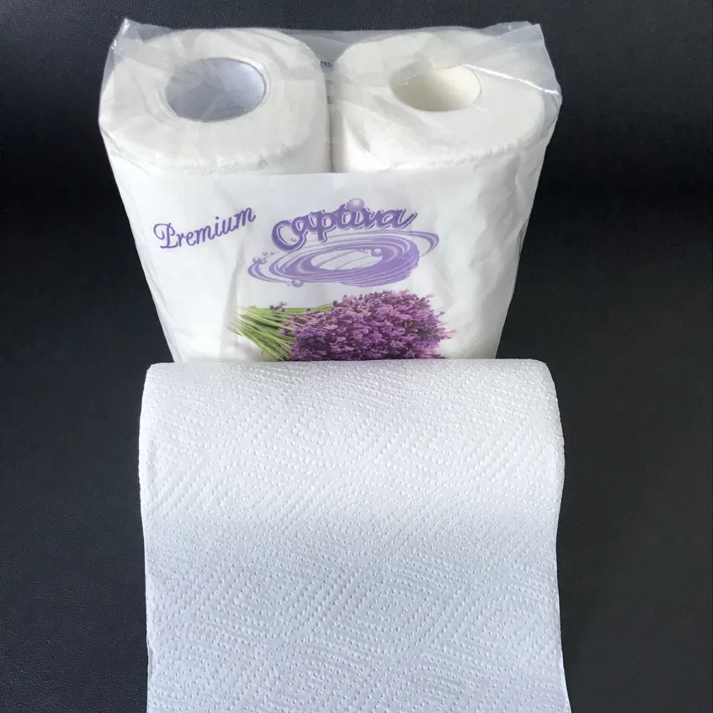 Custom Popular Sale Premium 24rolls Eco-Friendly Oil Water Absorbent Wood Pulp Kitchen Paper Towels Rolls