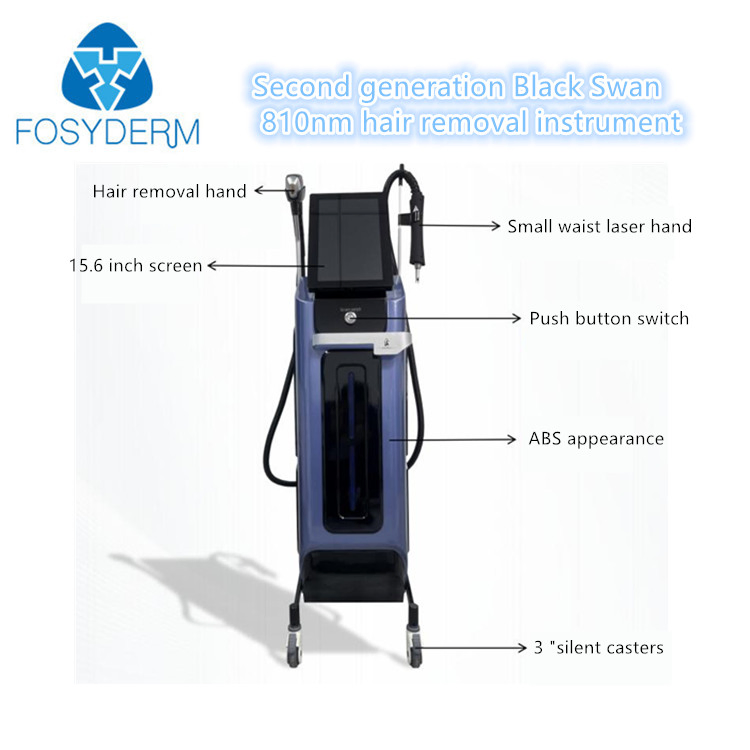 810nm Laser Hair Removal Machine Black Swan Removing Hair and Eyebrow Tattoo