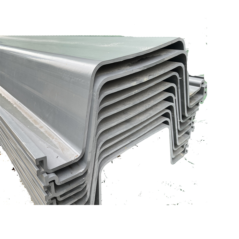 Factory Direct Sale U Type Retaining Walls Vinyl Seawall Multilock Sheet Piling PVC Sheet Pile Price for Water Control