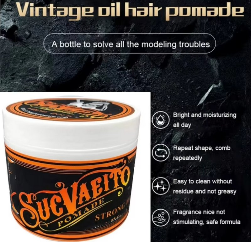Custom Logo Edge Control for All Natural Hair Extra Hold 150ml Hair Wax Edge Control Wax Strong Hold Pomade