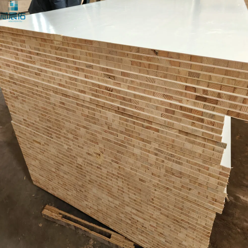 Pine Core White Melamine Block Board Ecological Board Furniture Board