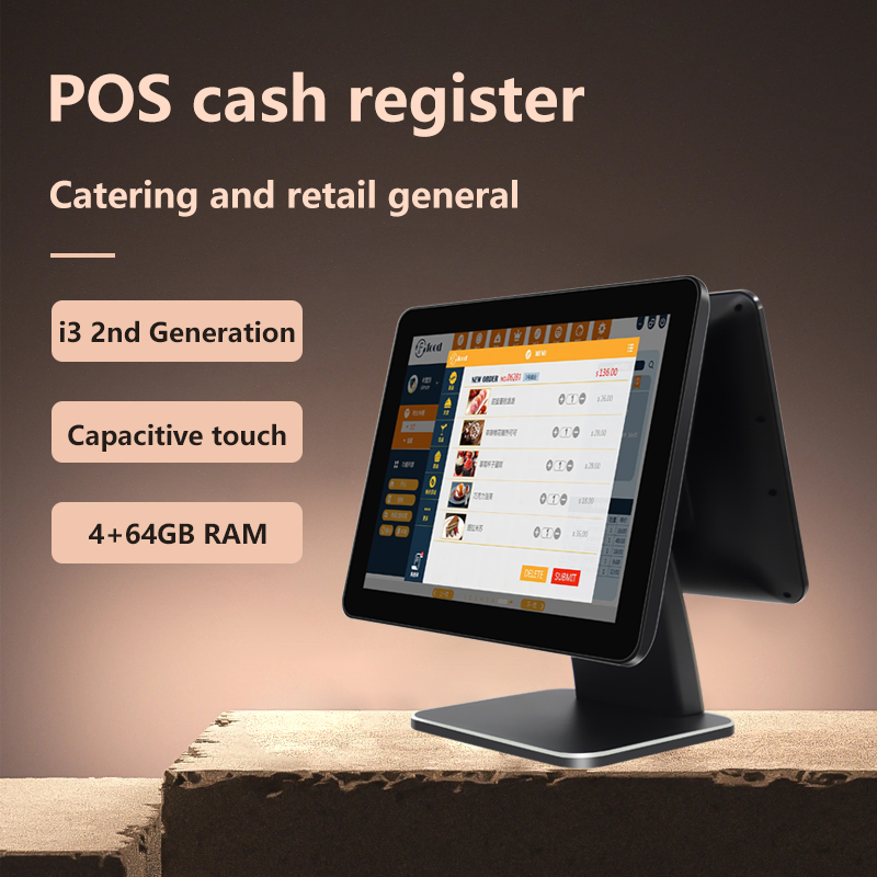 15.6 Inch POS Cash Register Machine Epos Cashier Terminal All in One POS Systems Caja Registradora for Restaurant Retail