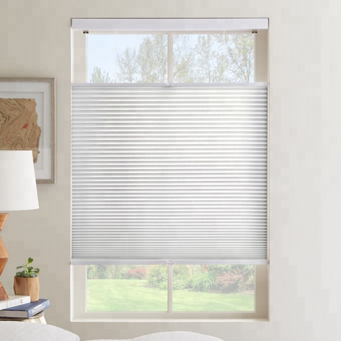 Sunrise Windows and Garden Cordless Bottom up Cellular Honeycomb Shades