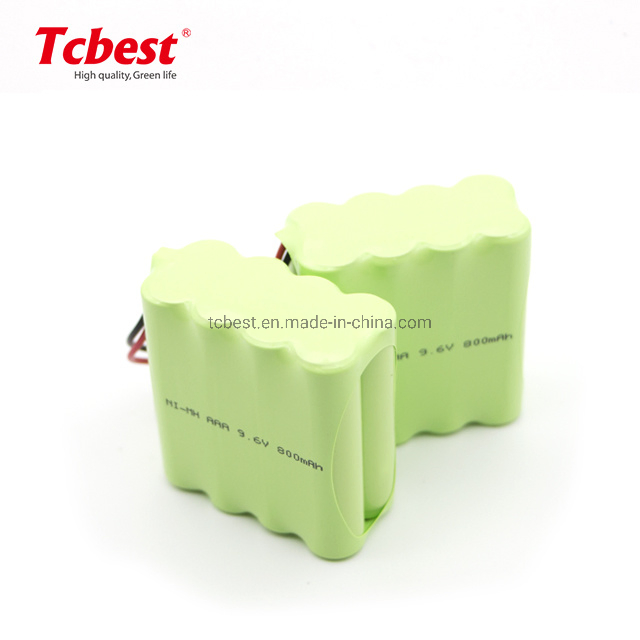 Factory Directly Supply 9.6V AAA Hr03 NiMH Rechargeable Battery Pack for E-Toys Player