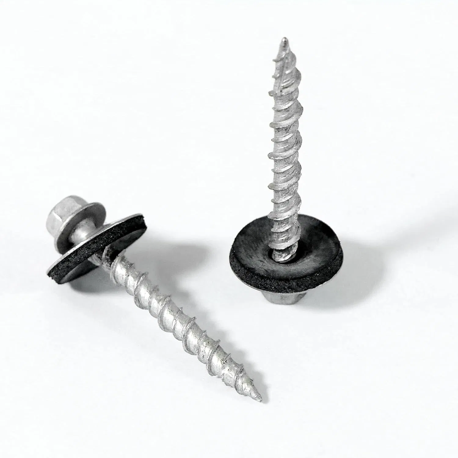 Sheet Metal Roof Screws Washers Included Fully Threaded External Hex Roofing Screws