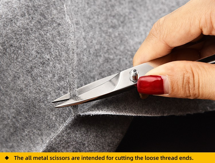 All Metal Heavy-Duty Sewing Scissors, Stainless Steel Scissors Household Tailor Cloth Fabric Cutting Scissors
