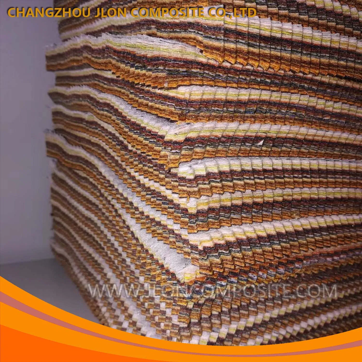 Color Polyester Surface Mat for FRP Profile