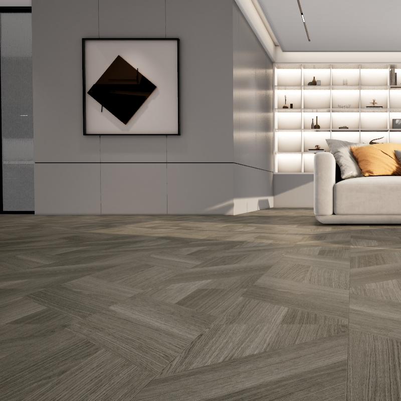 Low Price Double Layer Anti Slip Luxury Solid Flooring for Bathroom/Hospital