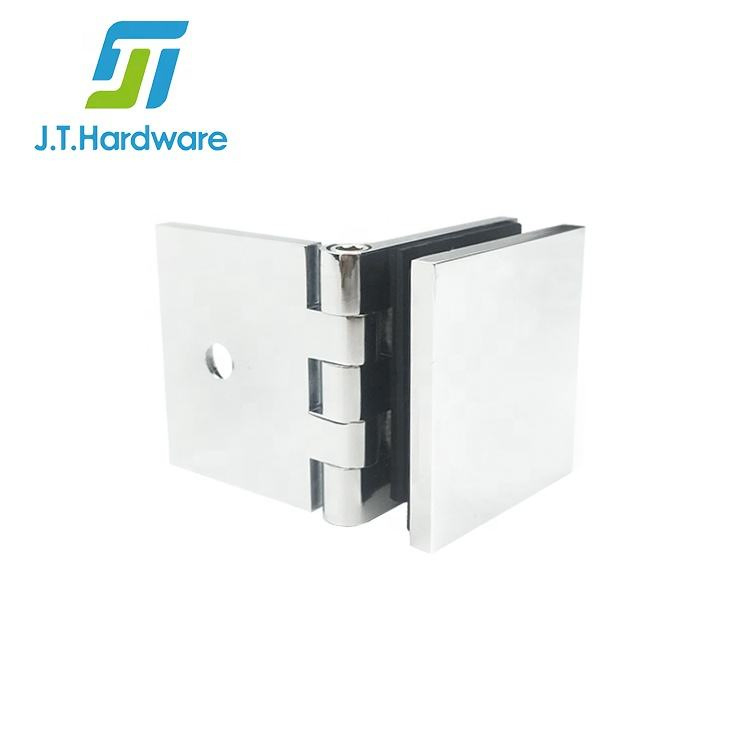 Jthardware Australia Brass Shower Enclosure Wall to Glass Screen Adjustable Bracket Glass Clamp
