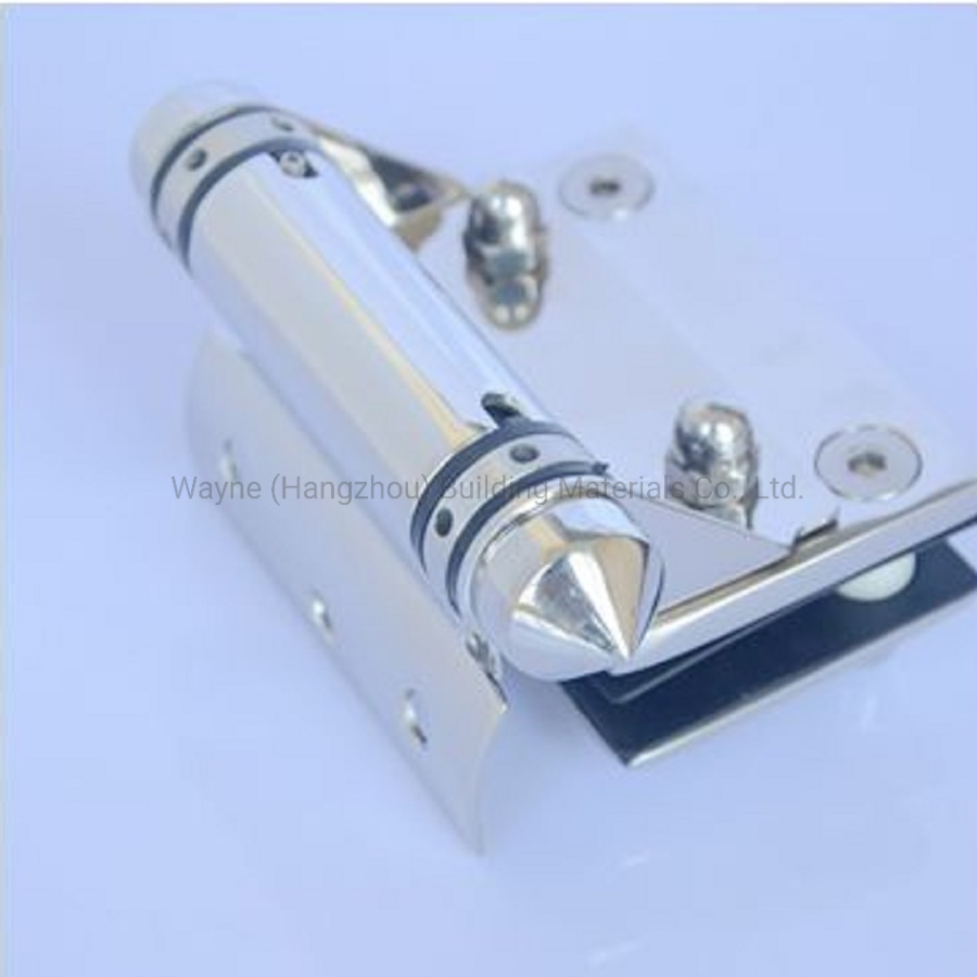 Stainless Steel Heavy Duty Self Close Glass Door Hinge Glass to Round Post Glass Hinge VH2009
