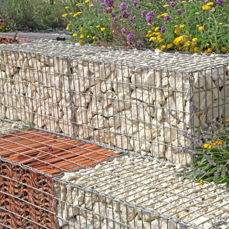Decorative Wire Cages Fence Gabione Basket Stone Rock Retaining Wall