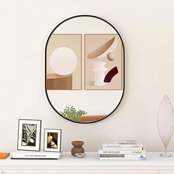 Modern Minimalist Creative Irregular Shaped Metal Frame Decorative Wall Mirror Bathroom Vanity Mirror