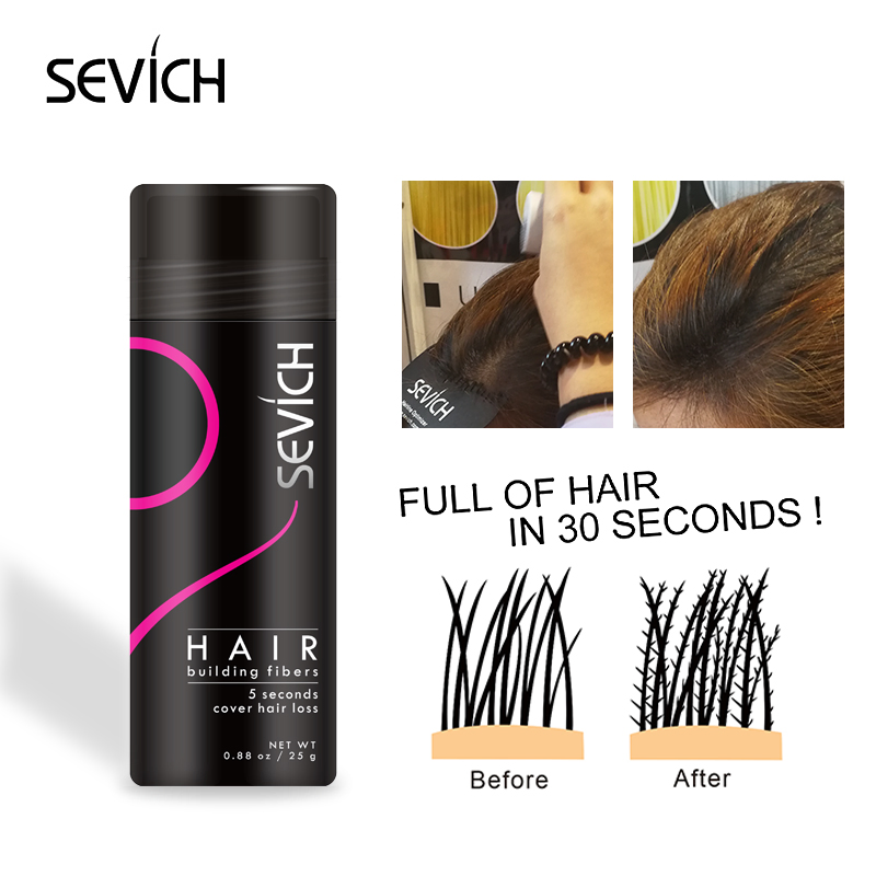 Thickening Keratin Hair Building Fibers Fibre Spray Powder for Thinning Hair