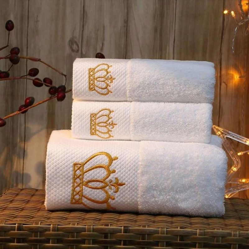 High Quality 100% Cotton Hotel Bath Towel Dobby with Customized Logo