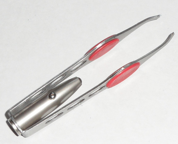 Illuminated Light up Stainless Steel Tweezer with LED Light