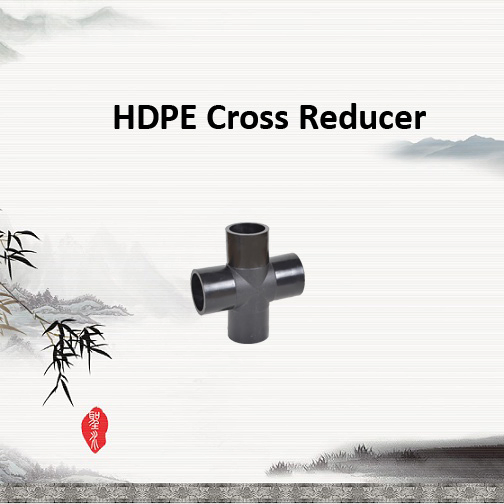 HDPE Heat Fusion Welding Socket Reducing Cross