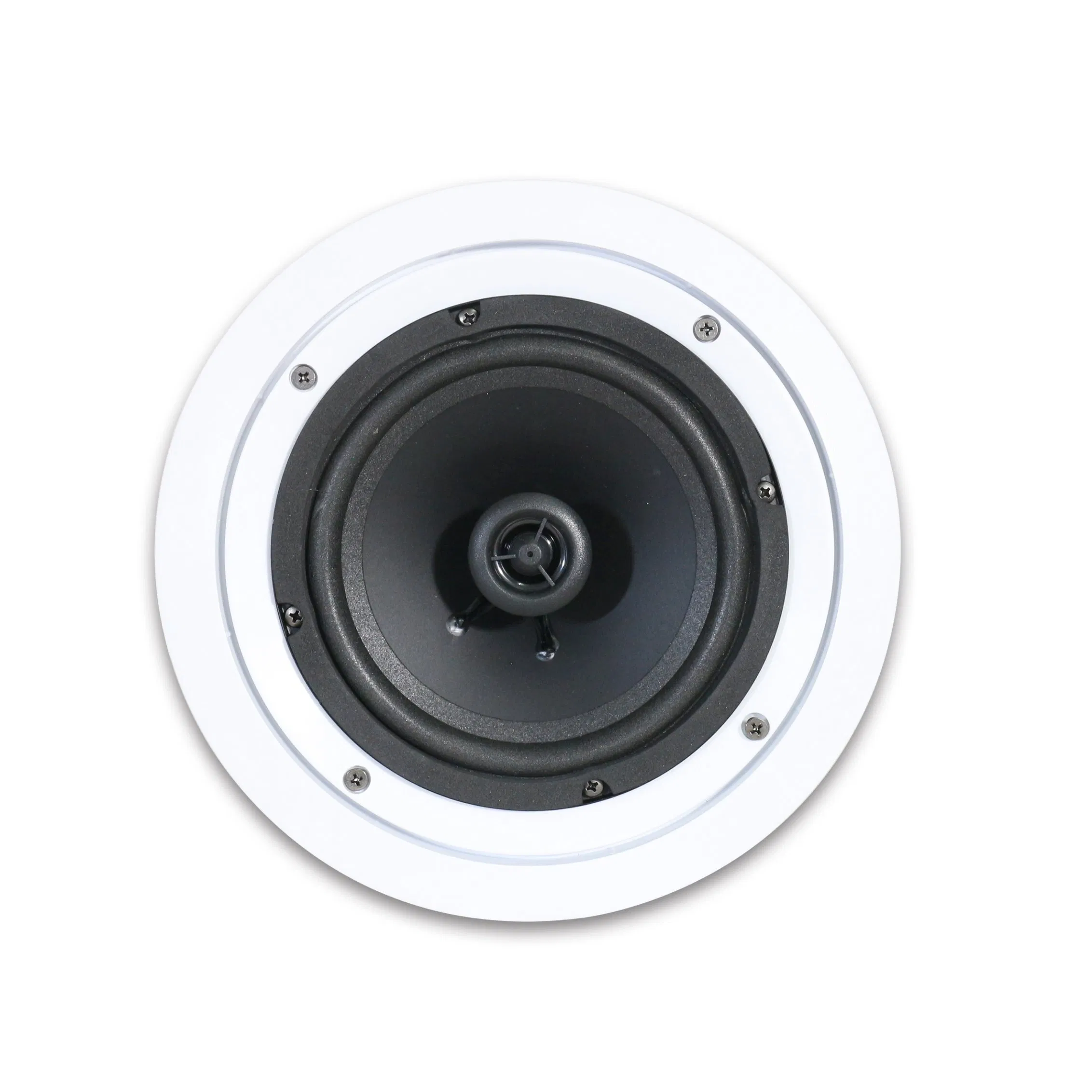 8-Inch WiFi &amp; Bt Multi-Room Audio System 2X60W ABS Coaxial Wireless Active Ceiling Speakers in Pair Controlled by APP