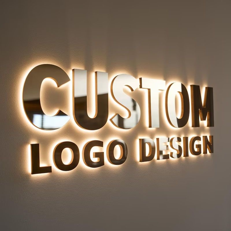 Factory Made Luminous Acrylic Signs, LED Backlit for Indoor and Outdoor