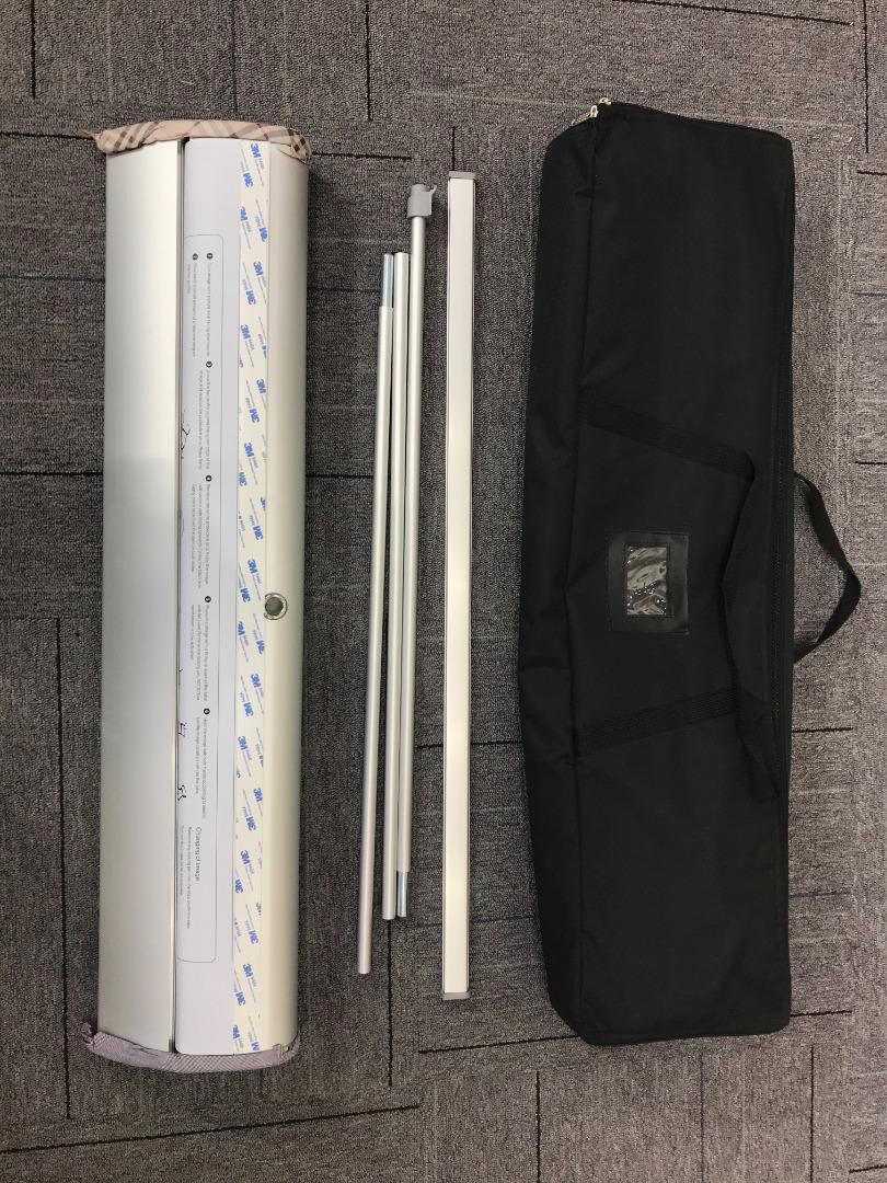 Wide/Large Base Aluminium Teardrop Roll up Banner Stands Display 85X200cm