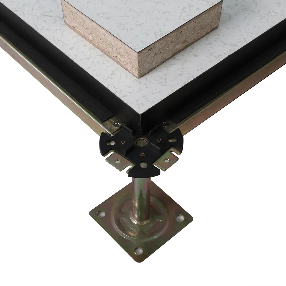 High Quality Steel Abrasion-Proof Square Calcium Sulphate PVC Aluminum Plastic Composite Anti-Static Raised Flooring